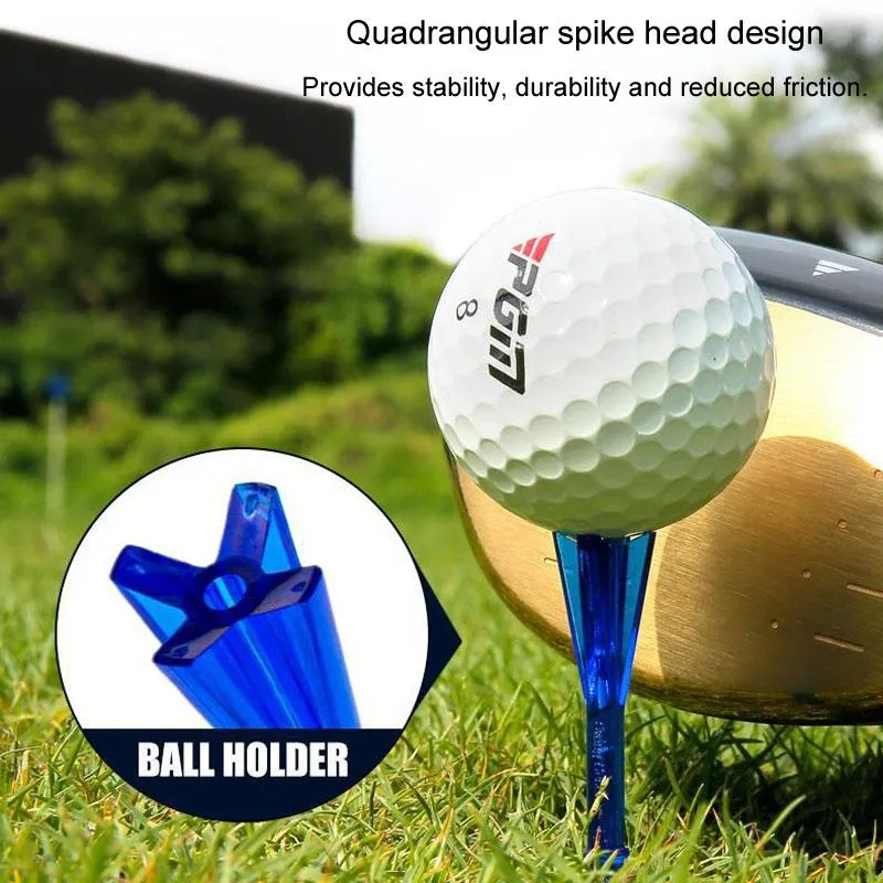 30 Adjustable Golf Tees with 83mm Height Limit - Set of 30