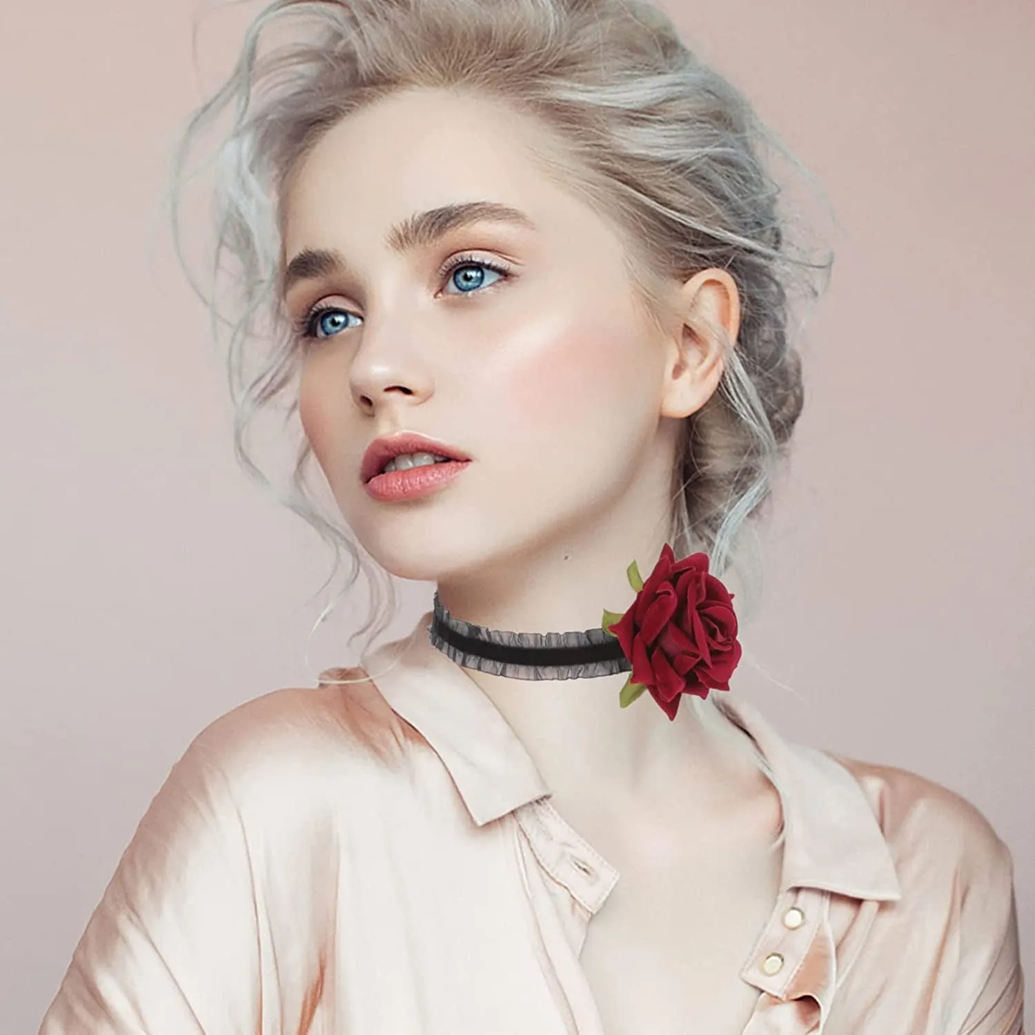 4Pcs Lace Choker for Women