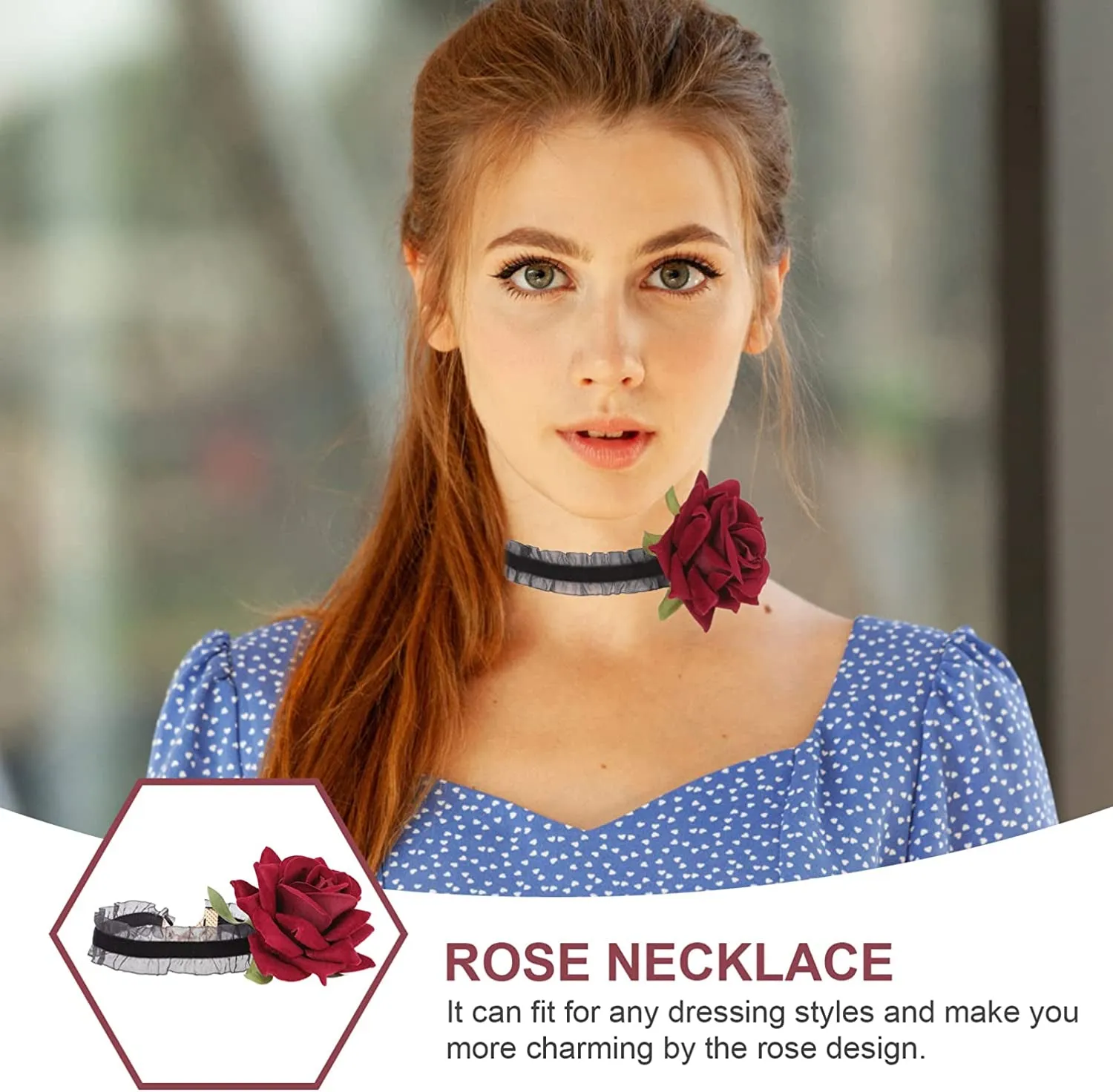 4Pcs Lace Choker for Women