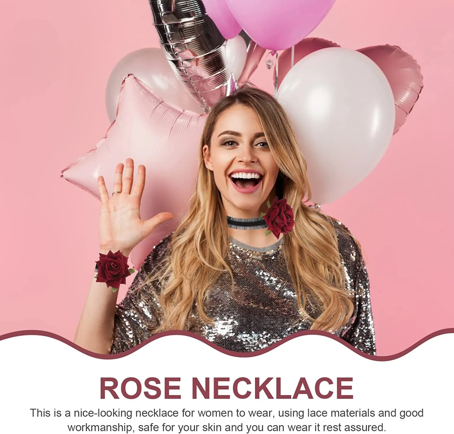 4Pcs Lace Choker for Women