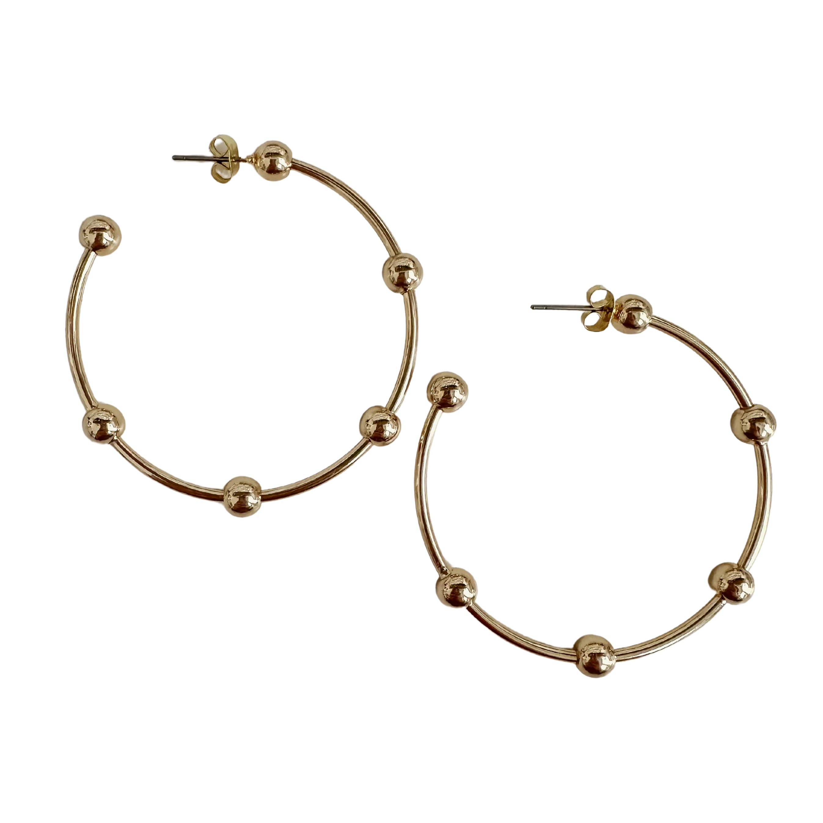 Brass Ball Hoops