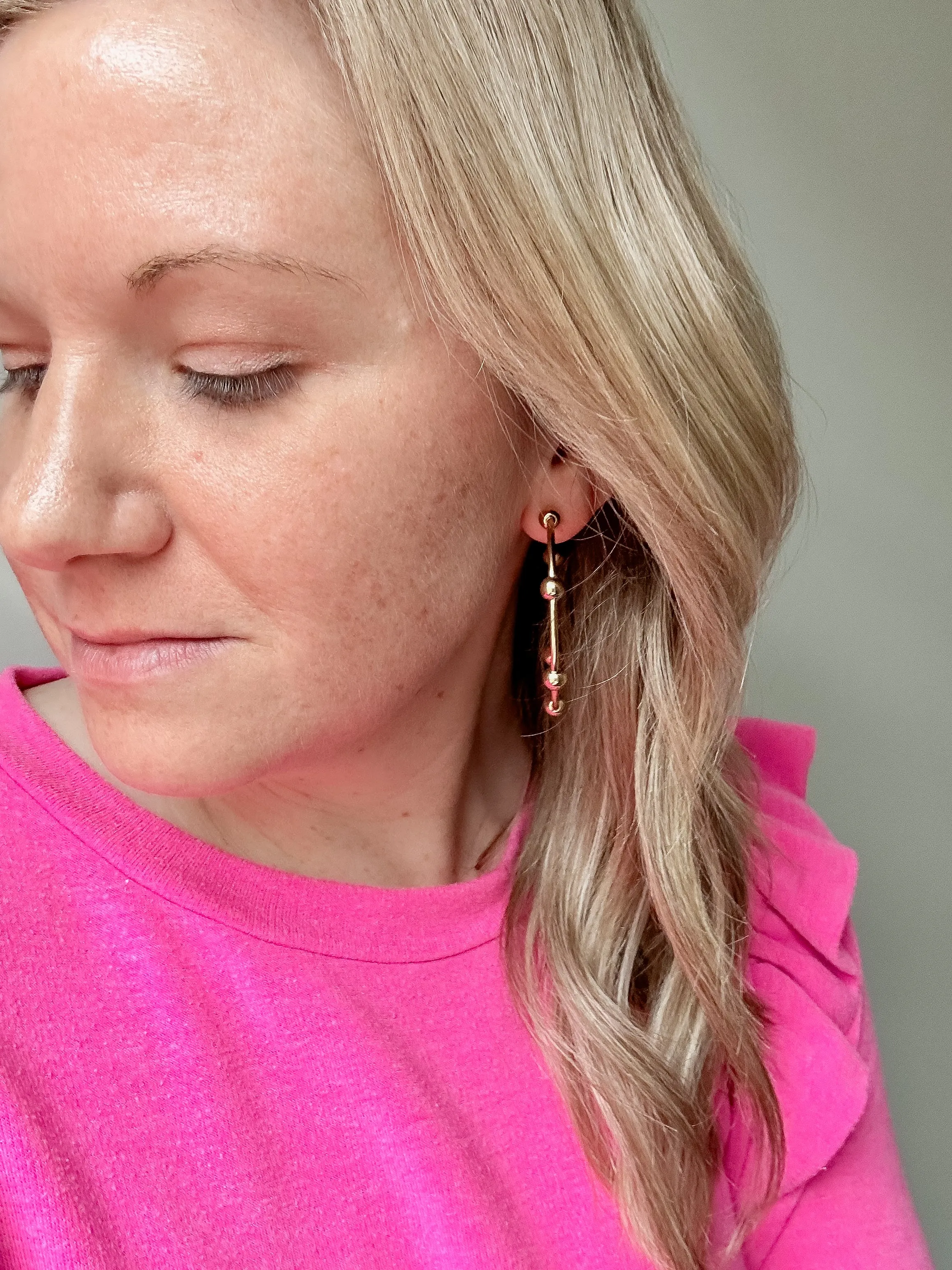 Brass Ball Hoops