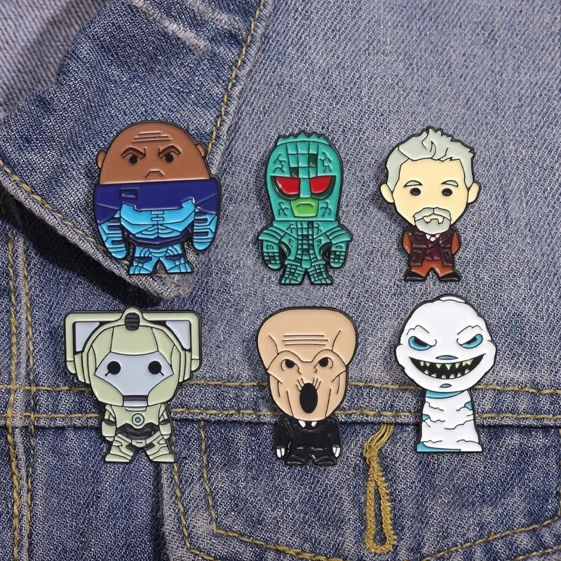 Cartoon Style Cowboy Style Artistic Cartoon Character Alloy Stamping Stoving Varnish Plating Unisex Brooches