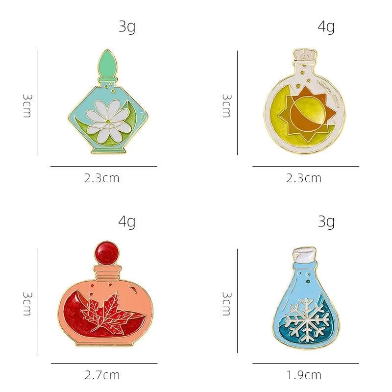 Cartoon Style Sweet Artistic Floral Mushroom Alloy Stoving Varnish Plating Unisex Brooches