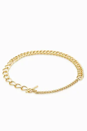 Chunky Link Necklace | Gold