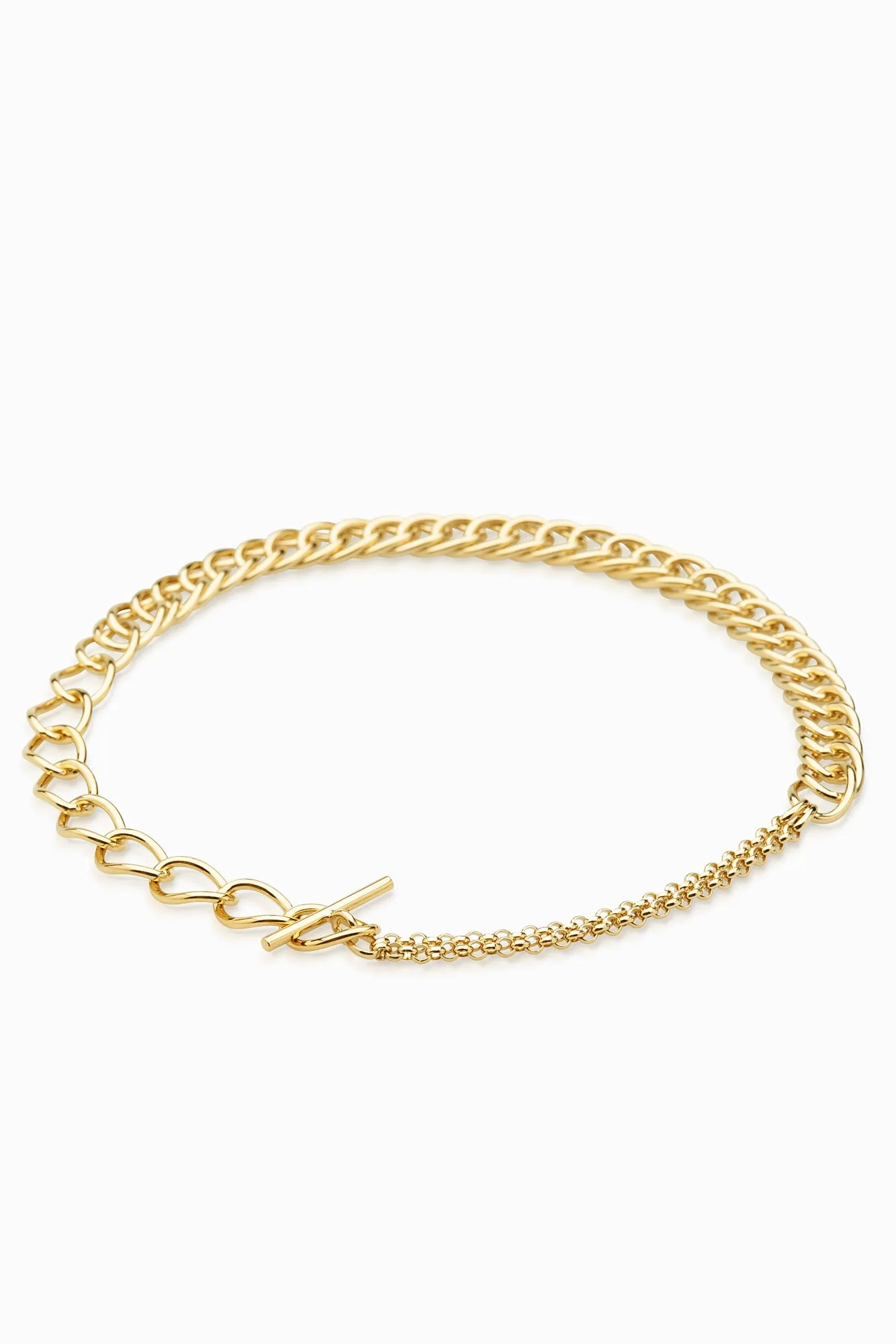 Chunky Link Necklace | Gold