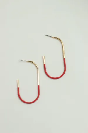 Dipped Hoop Earrings