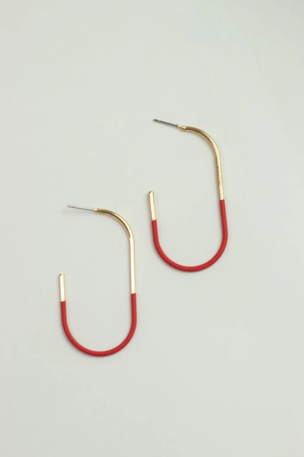 Dipped Hoop Earrings