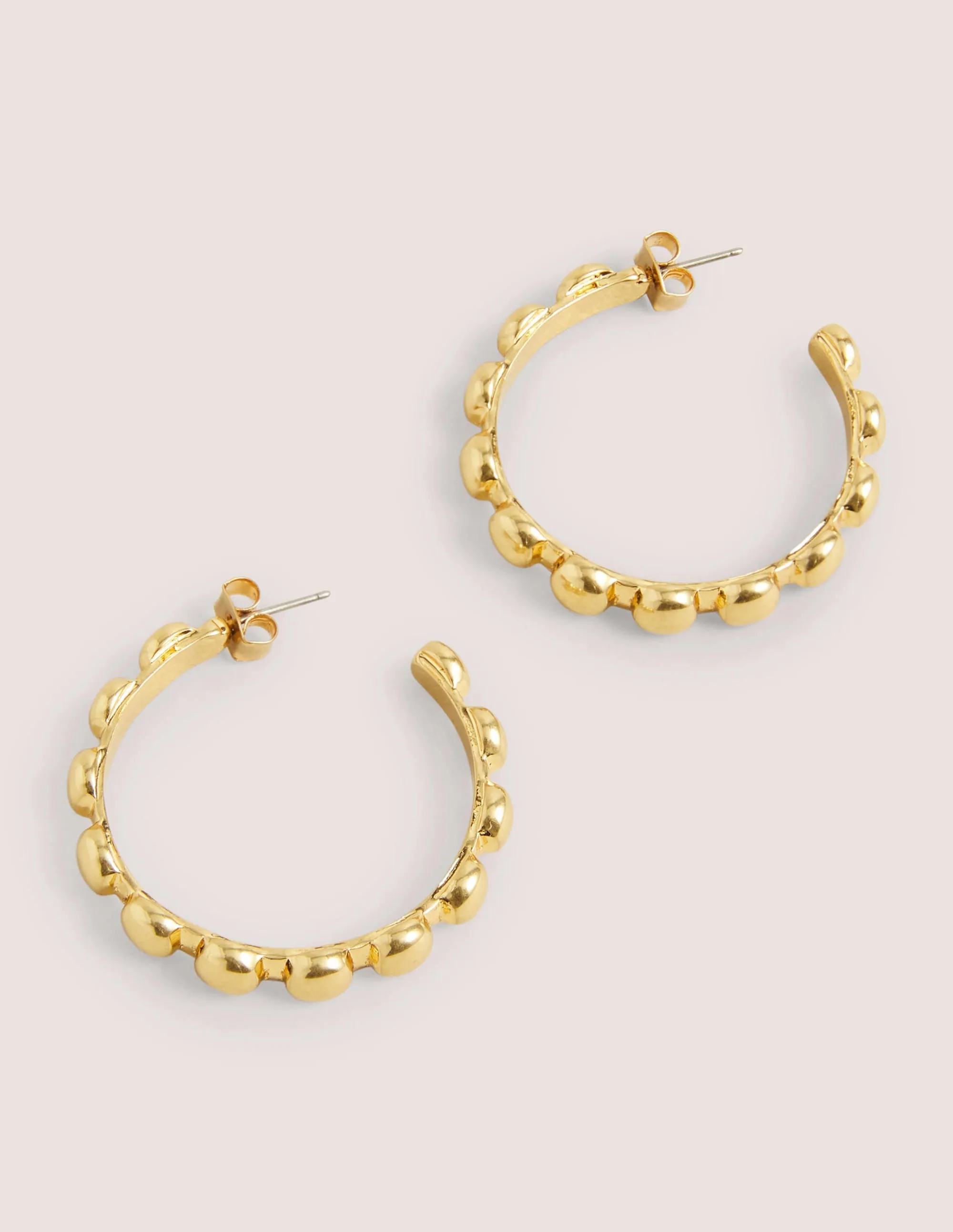 Dome Disk Hoops-Gold
