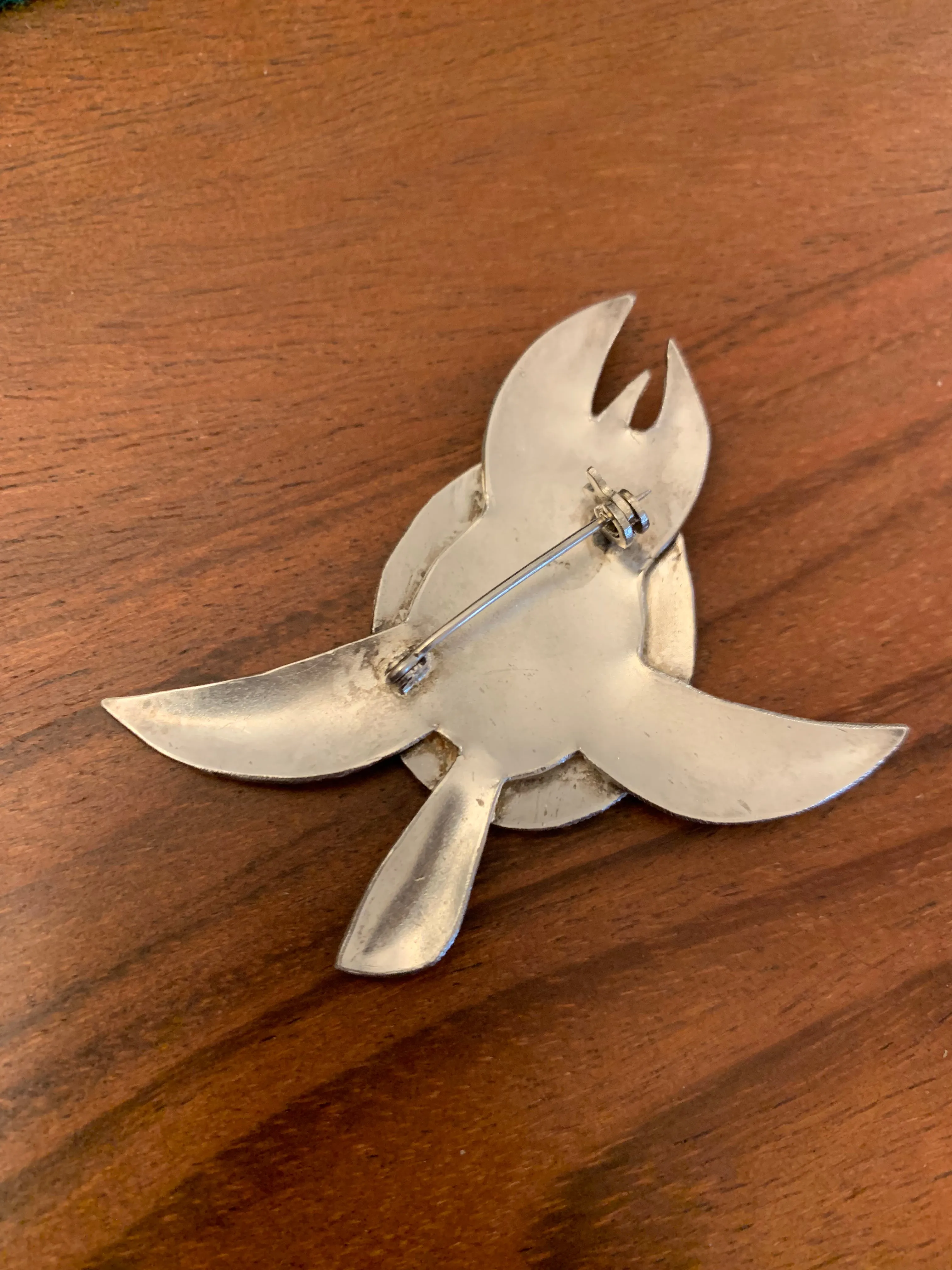 Enameled Turtle Brooch