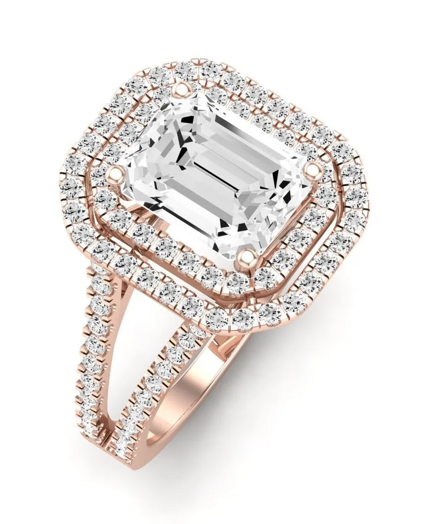 Flora - Emerald Lab Diamond Engagement Ring (IGI Certified)