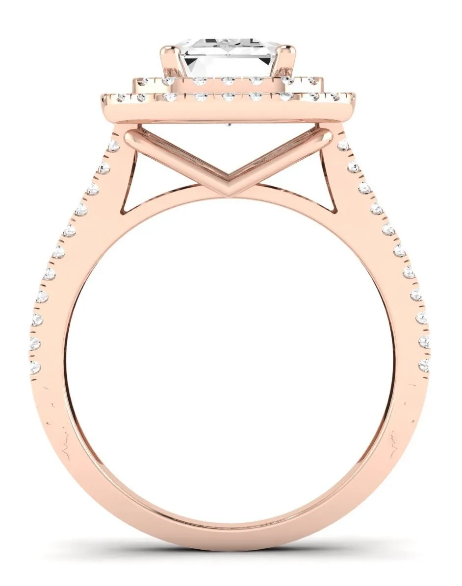 Flora - Emerald Lab Diamond Engagement Ring (IGI Certified)