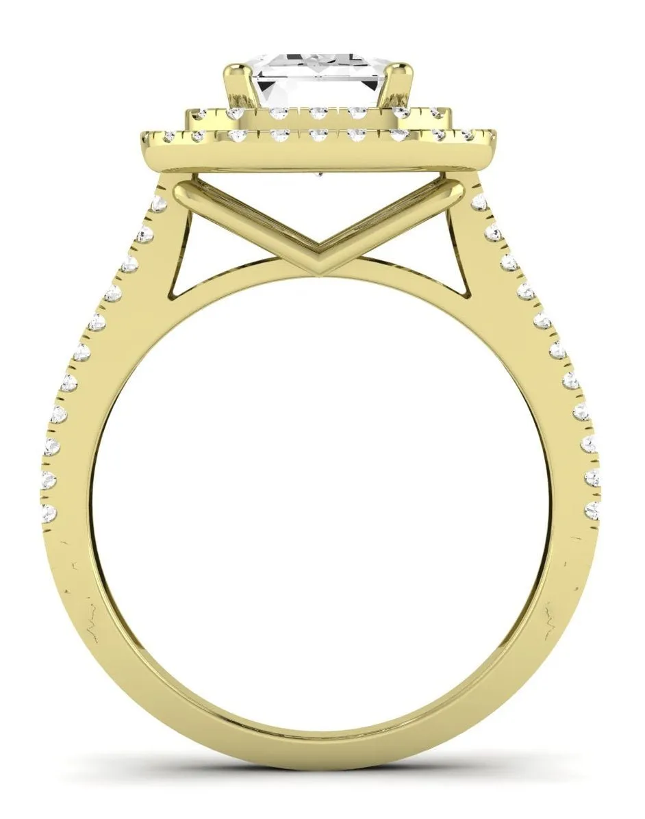 Flora - Emerald Lab Diamond Engagement Ring (IGI Certified)