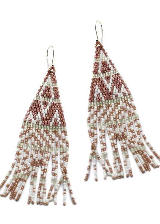 Ikat Fringe Earring