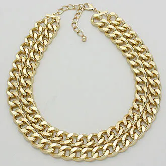 iLLASPARKZ Double Chunky Chain Necklace
