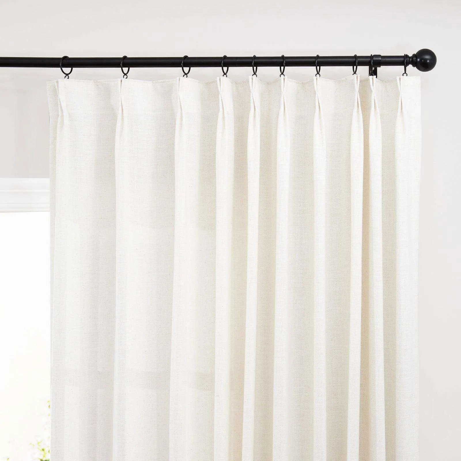 Luna Linen Curtain Pinch Pleat