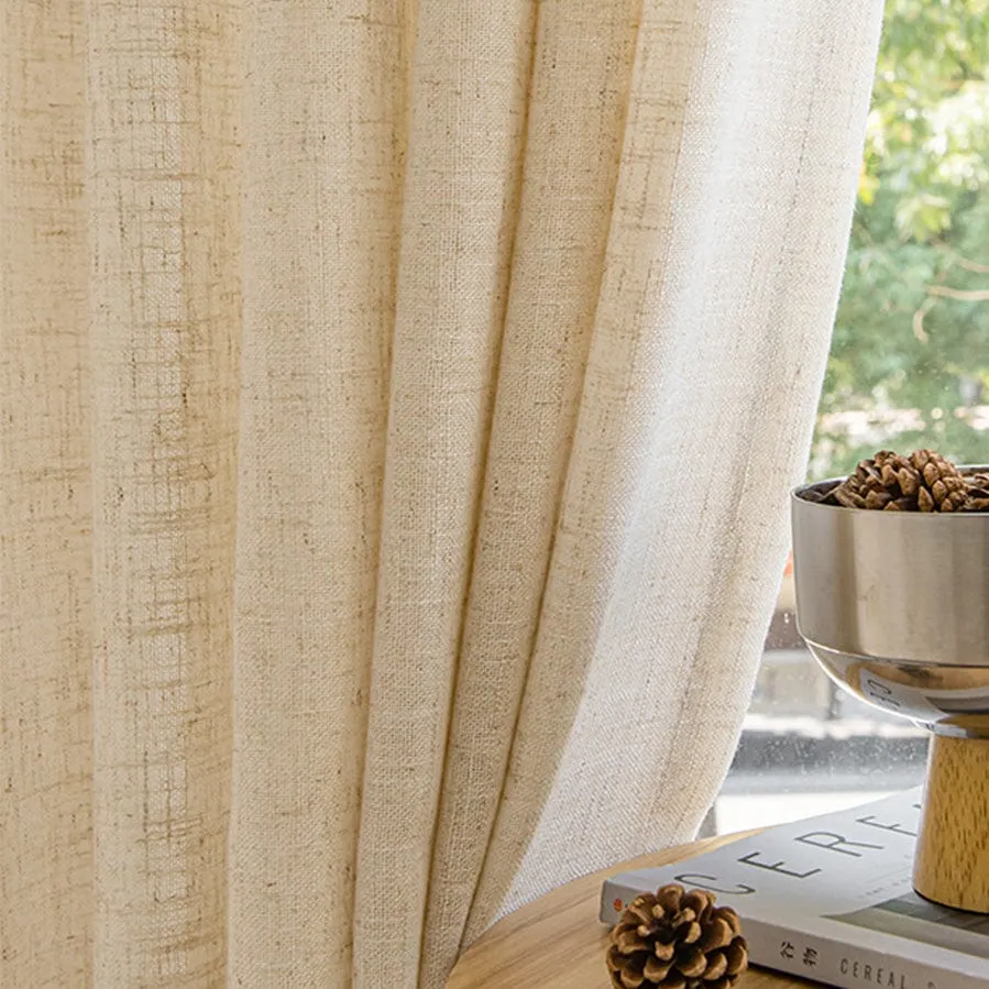 Luna Linen Curtain Pinch Pleat