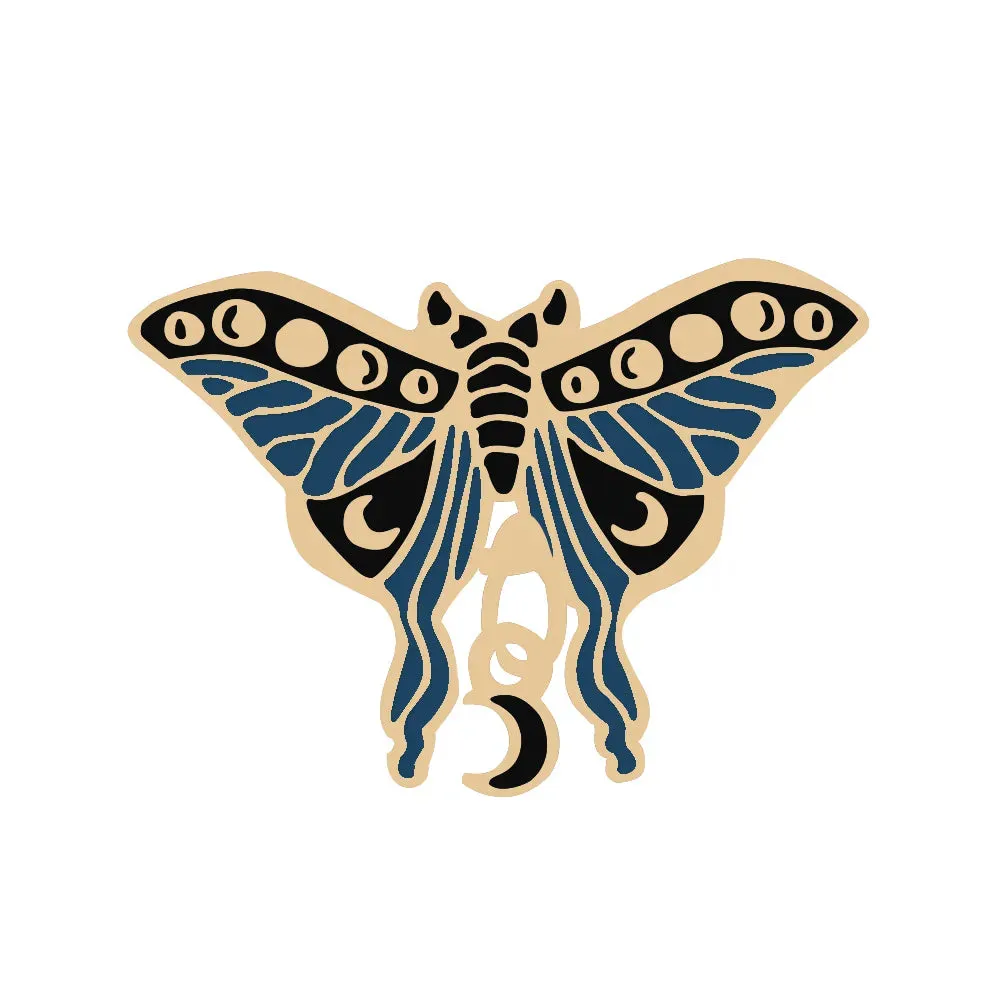 Magical Punk Black Enamel Pins