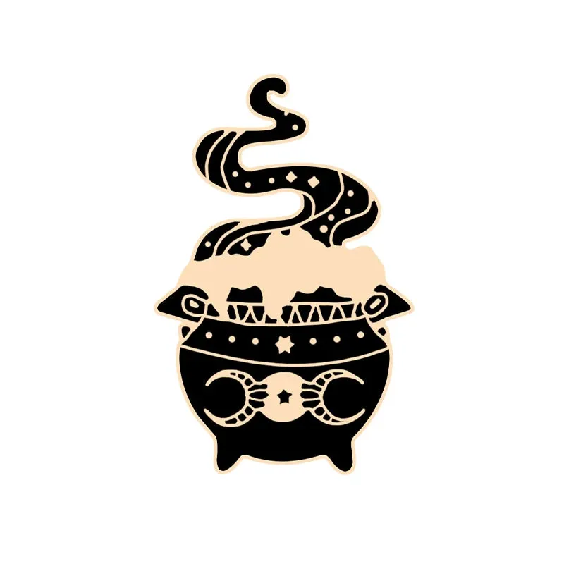 Magical Punk Black Enamel Pins