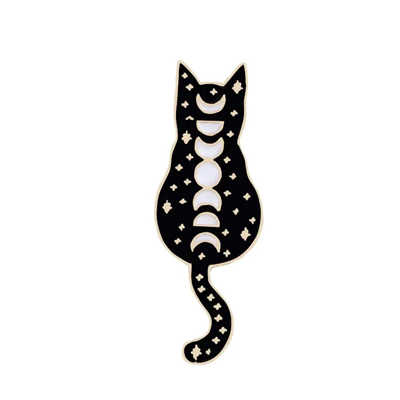 Magical Punk Black Enamel Pins