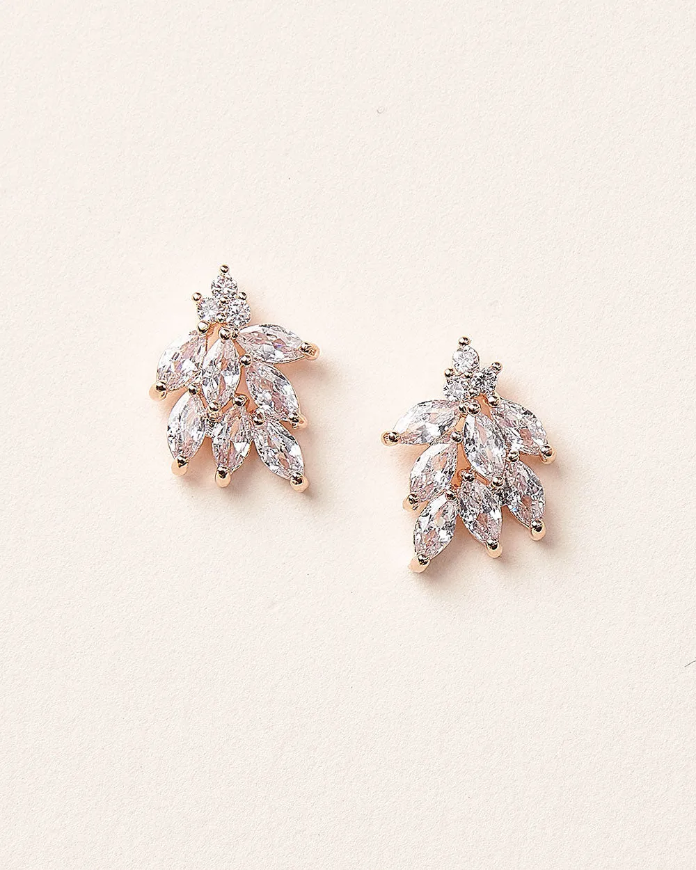 Mia Floral CZ Studs
