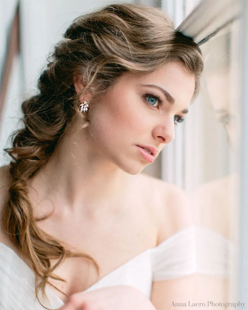 Mia Floral CZ Studs