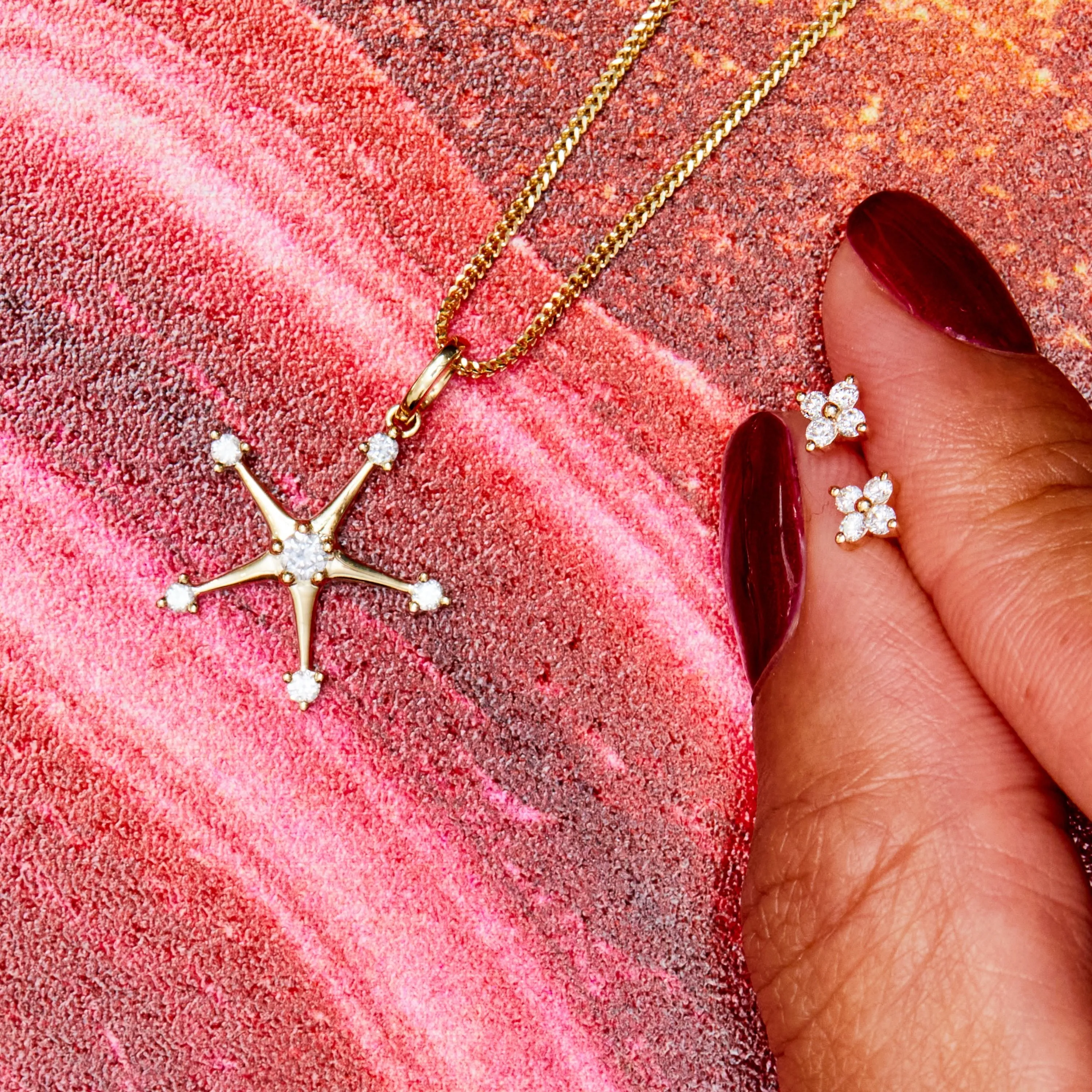 North Star Diamond Pendant