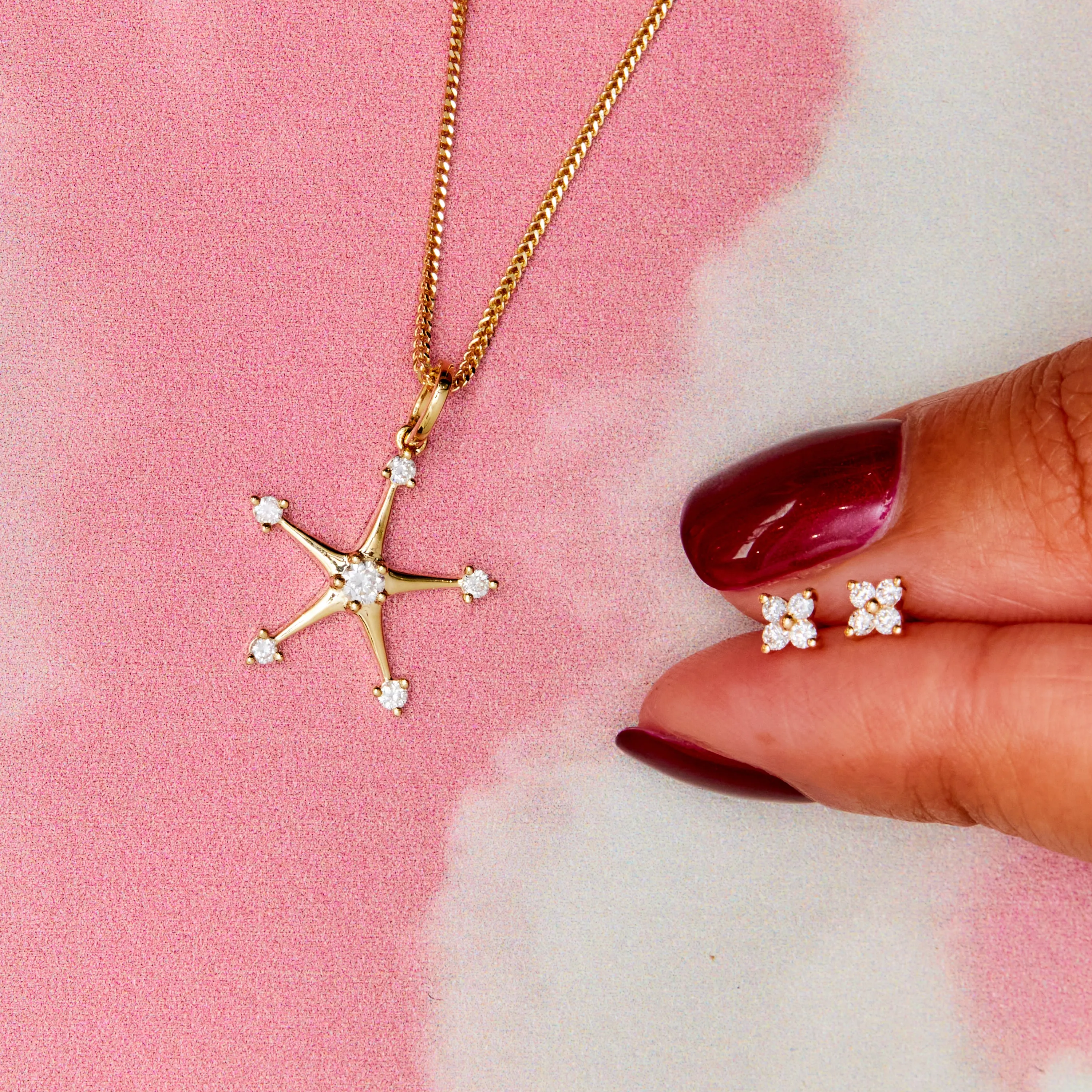 North Star Diamond Pendant