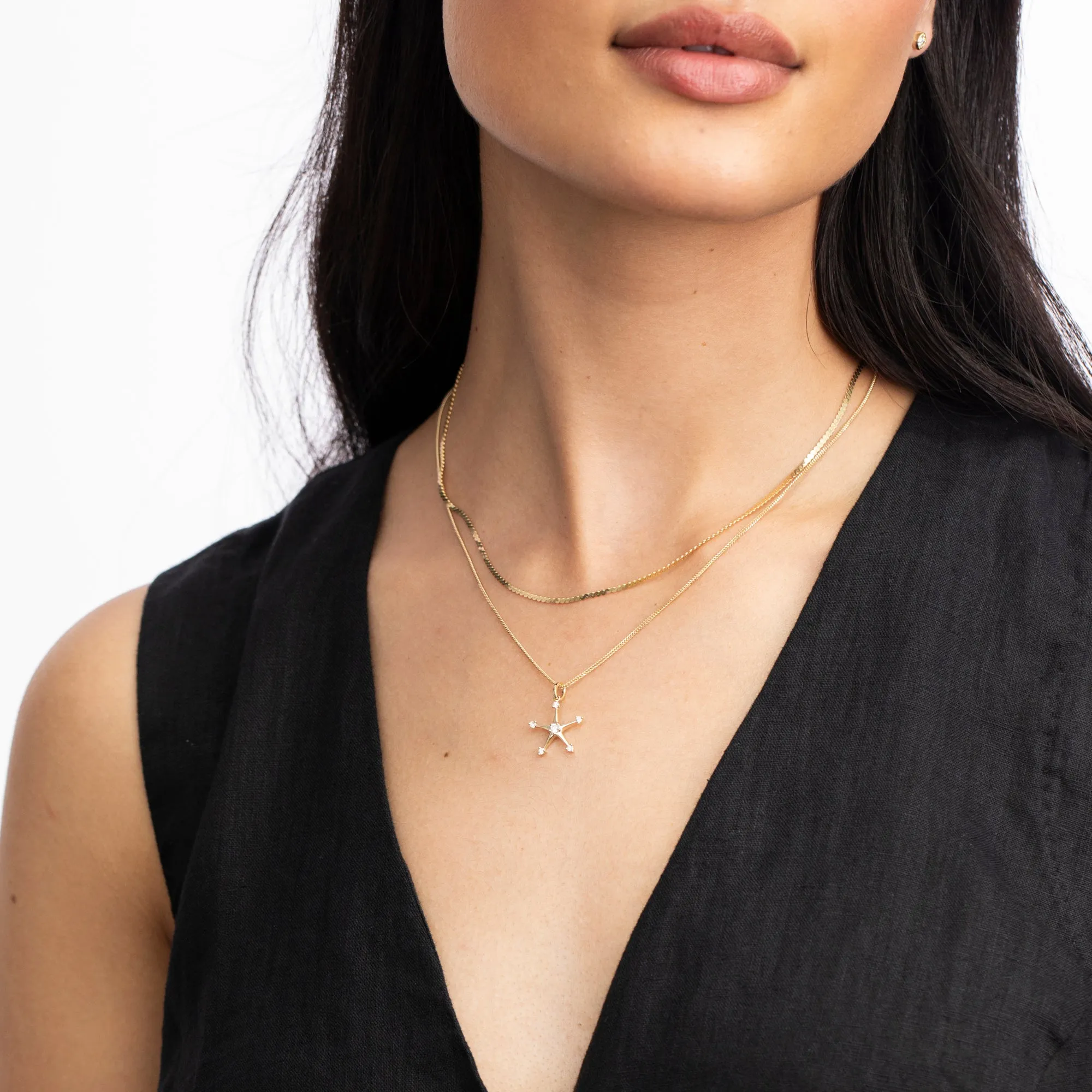 North Star Diamond Pendant