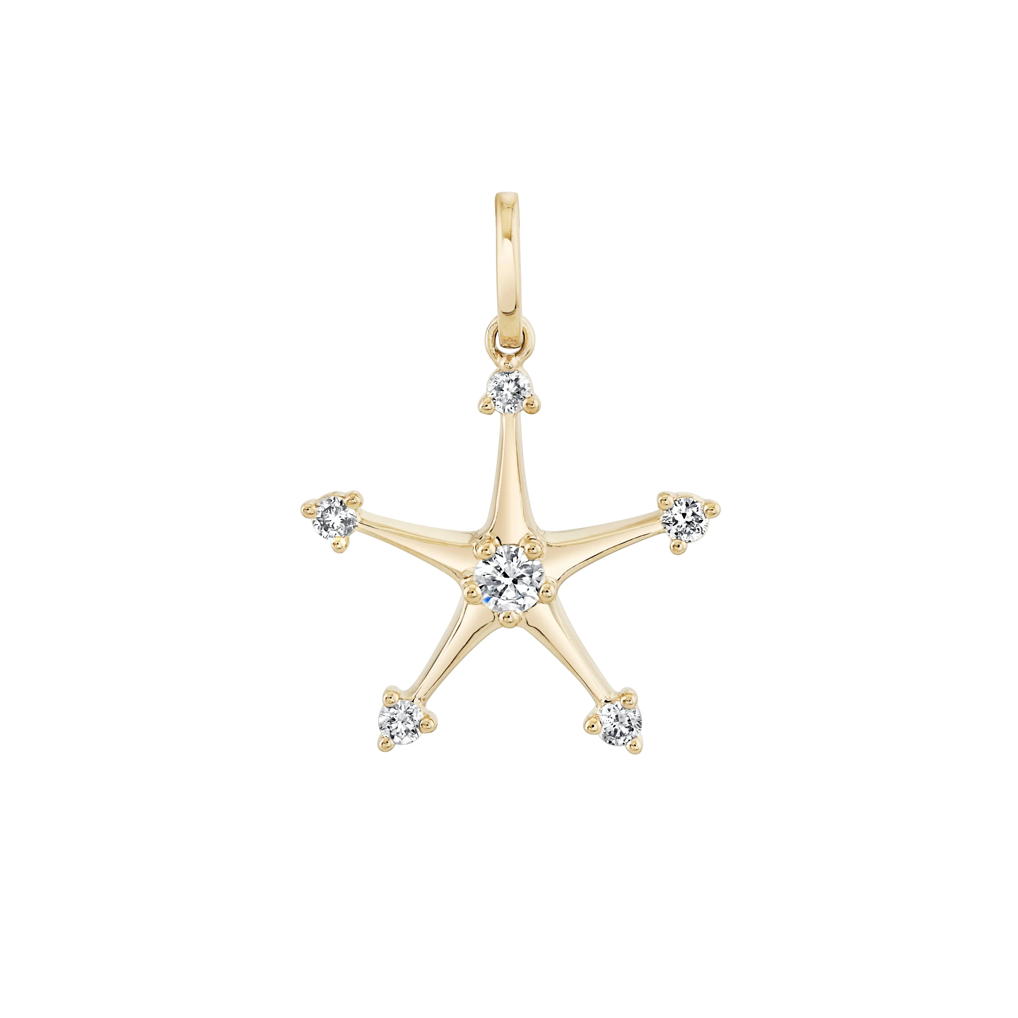 North Star Diamond Pendant