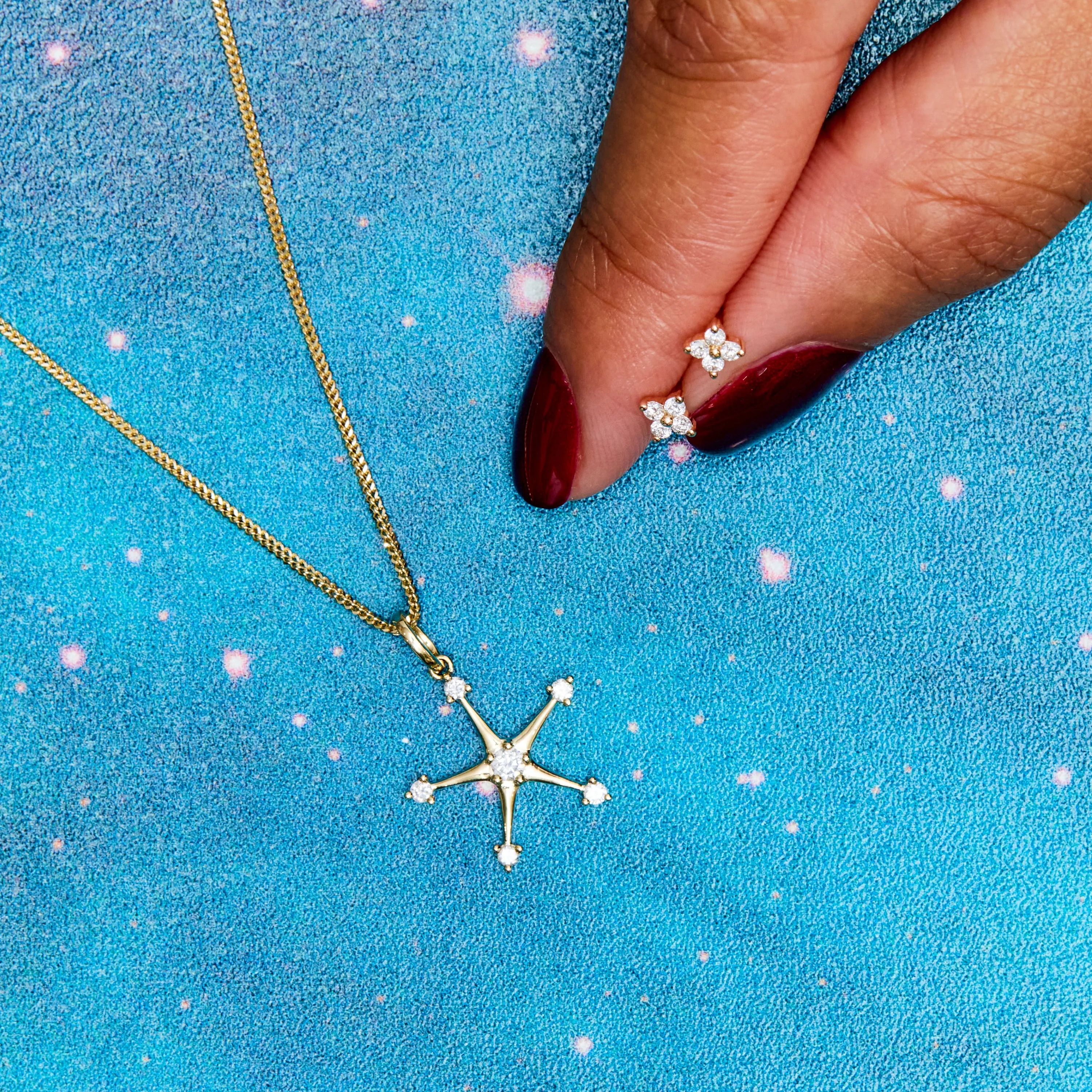 North Star Diamond Pendant