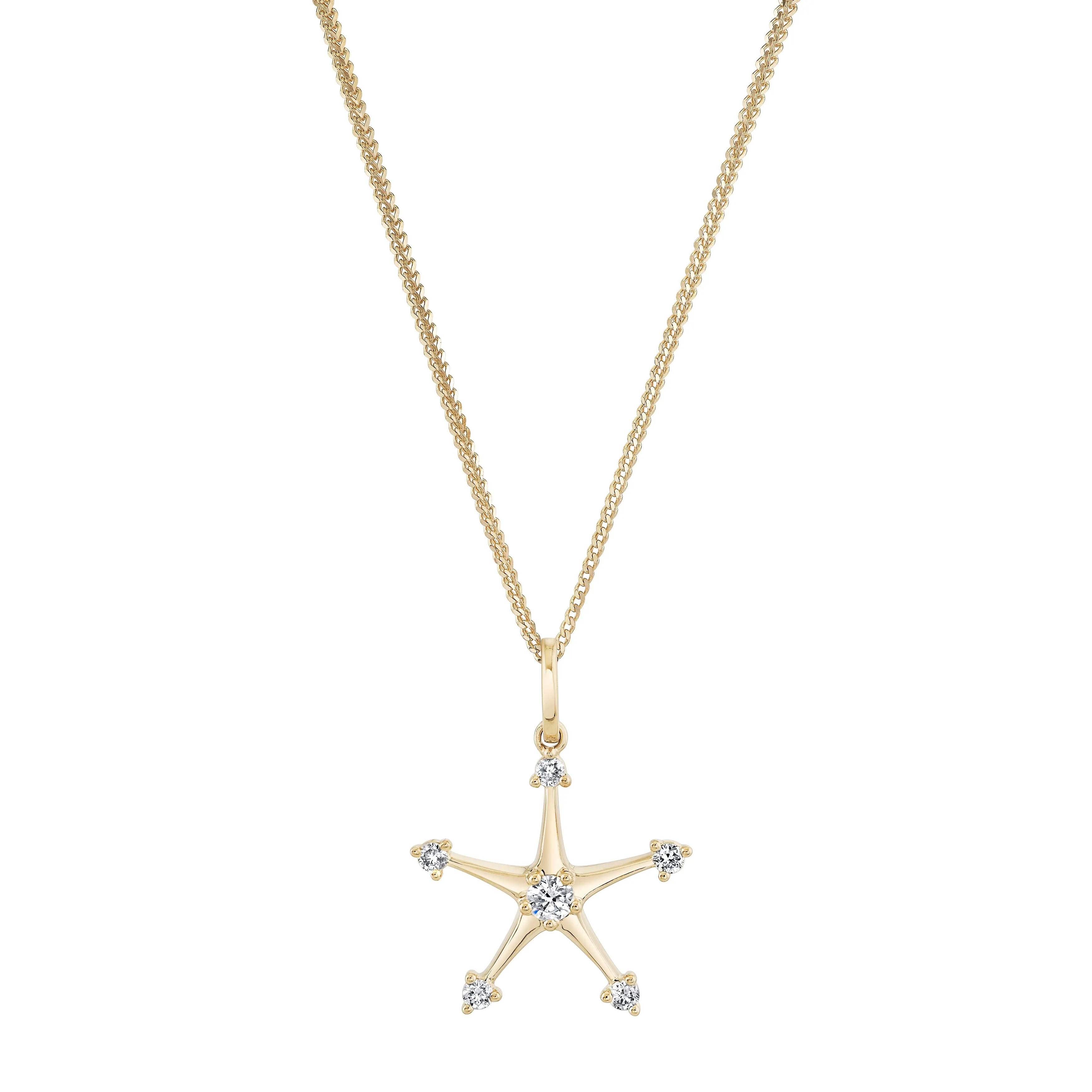 North Star Diamond Pendant
