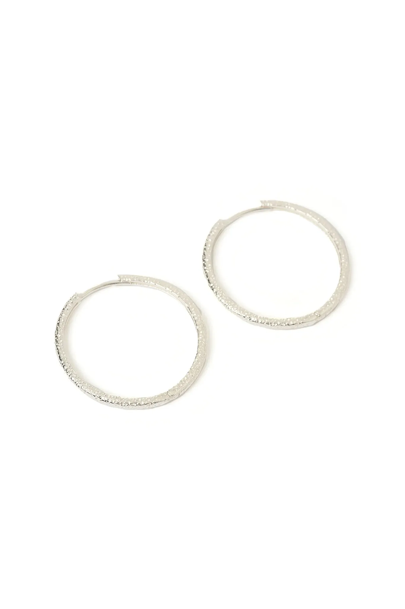 Sebastian Silver Hoop Earrings