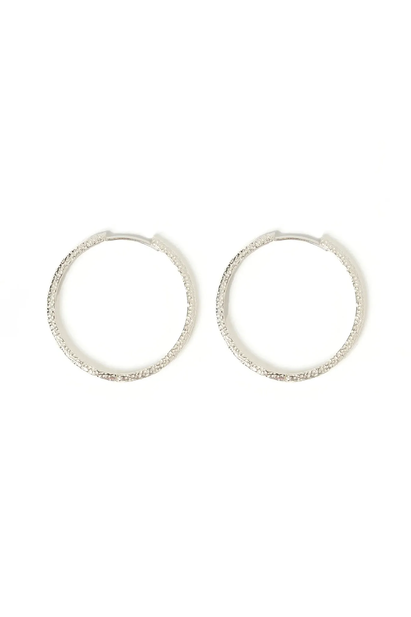Sebastian Silver Hoop Earrings