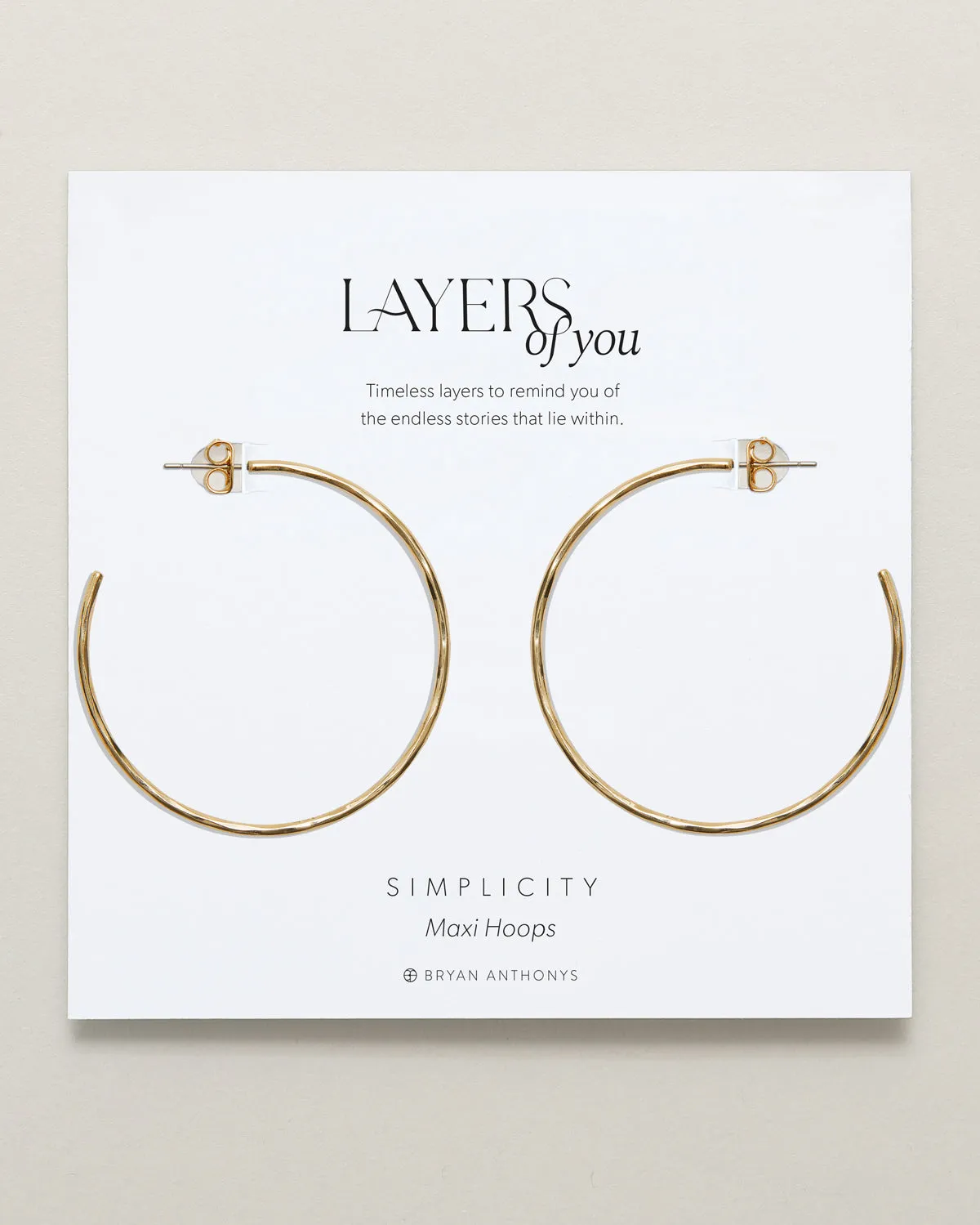 Simplicity Maxi Hoop Earrings