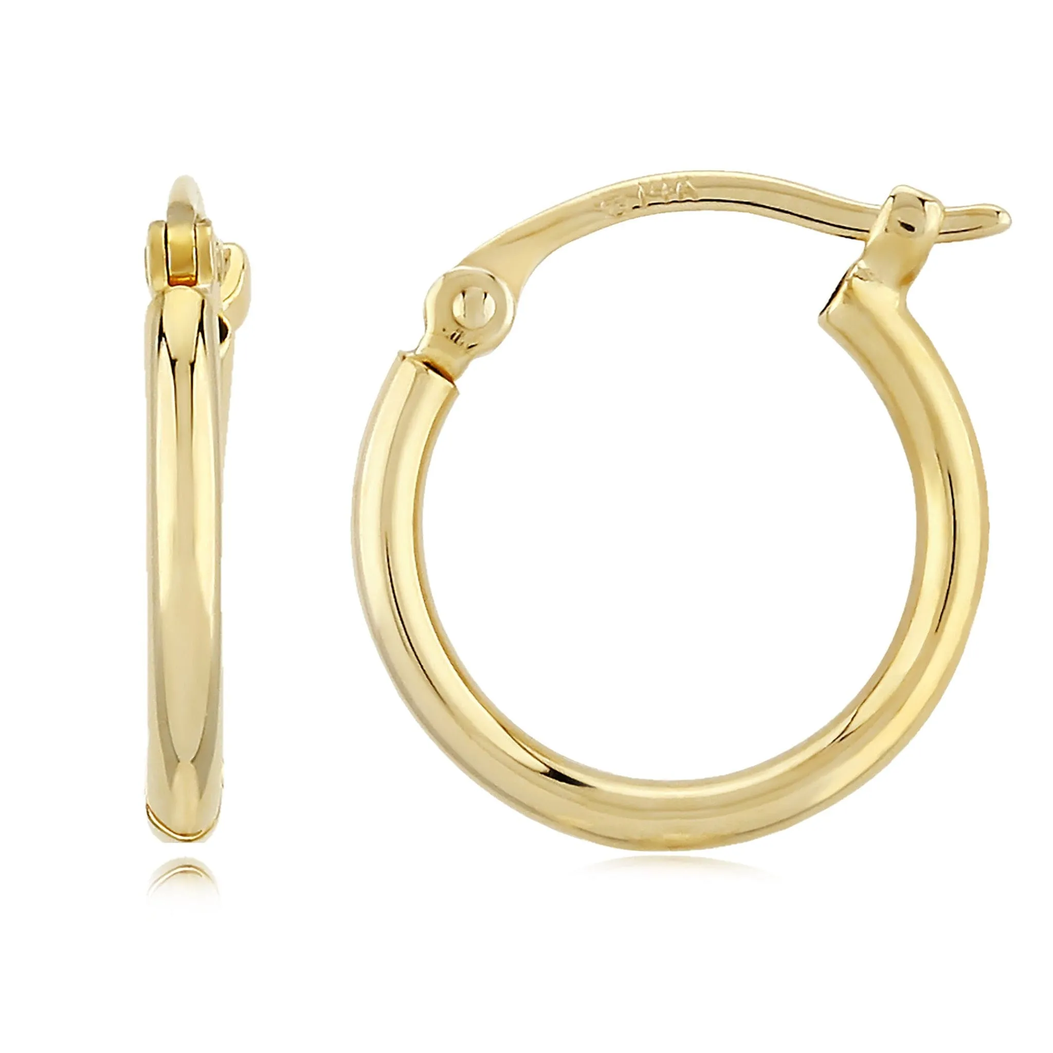The Classic Gold Hoops in 1.5mm
