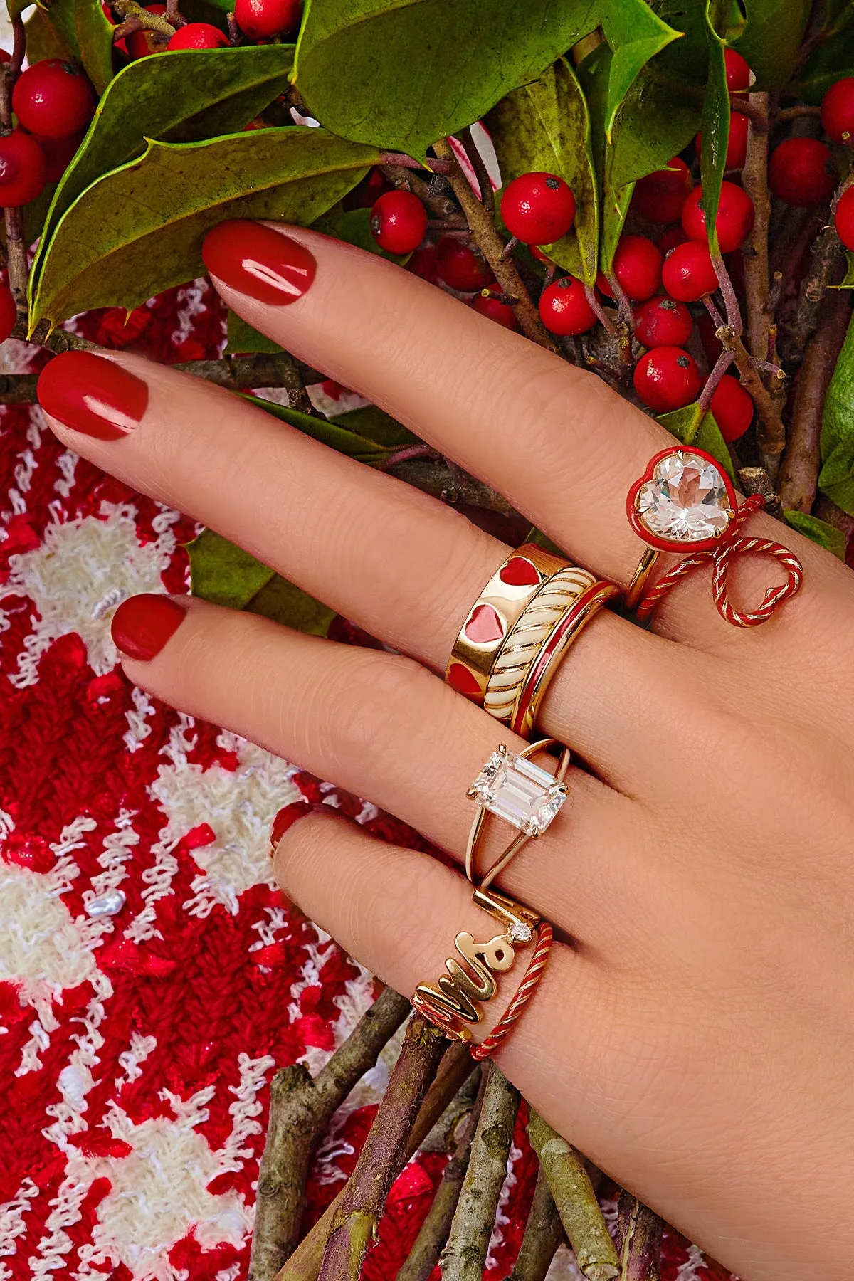 Thin Streamer Ring - In Stock